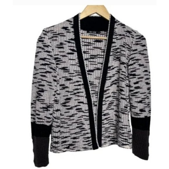 Nic & Zoe Knit Textured Open Front Cardigan Size PS - Picture 1 of 9